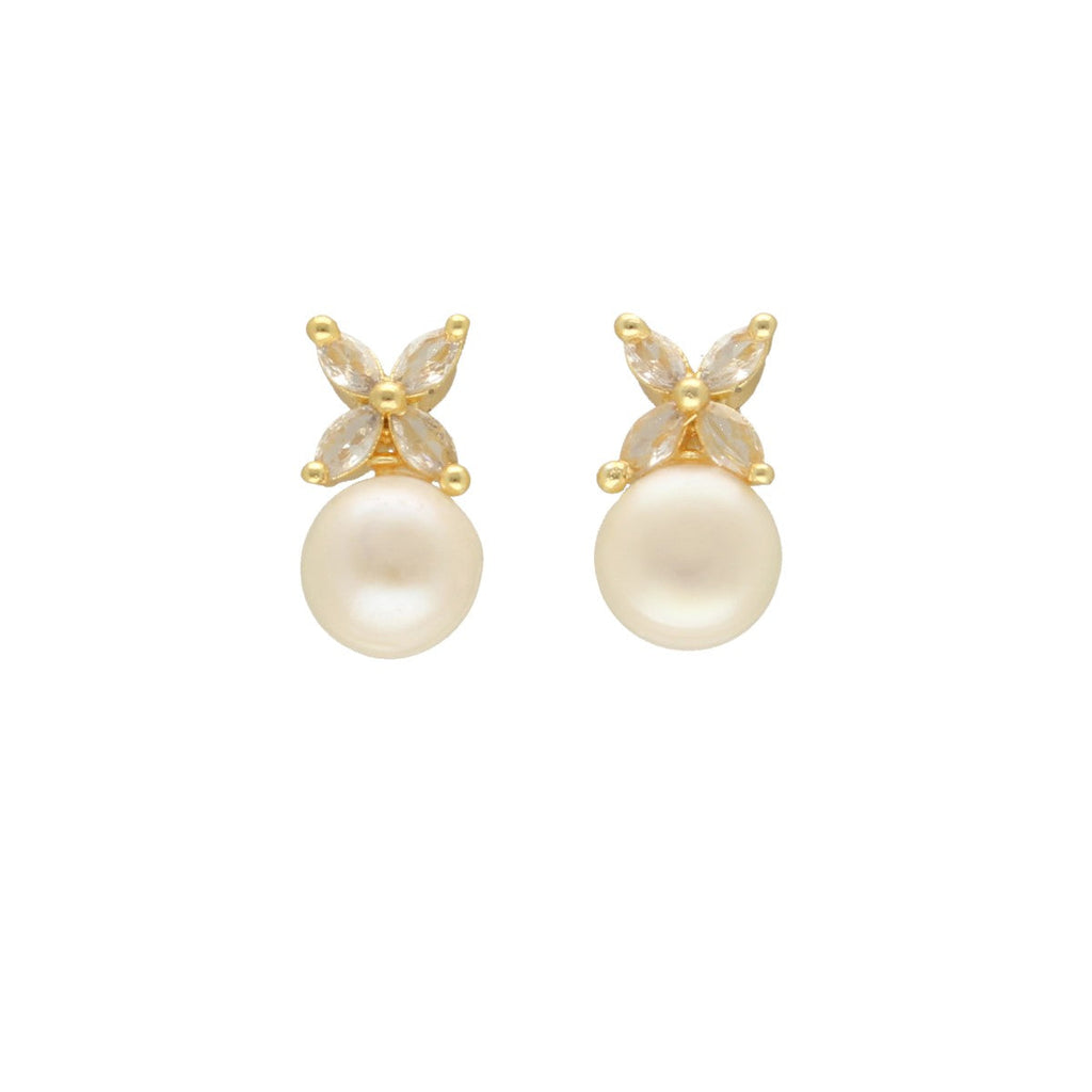 J Pearls Ishani Pearl Earrings - Distacart