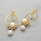 J Pearls Kashika Pearl Earrings - Distacart