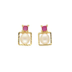 J Pearls Zoya Pearl Earrings - Distacart