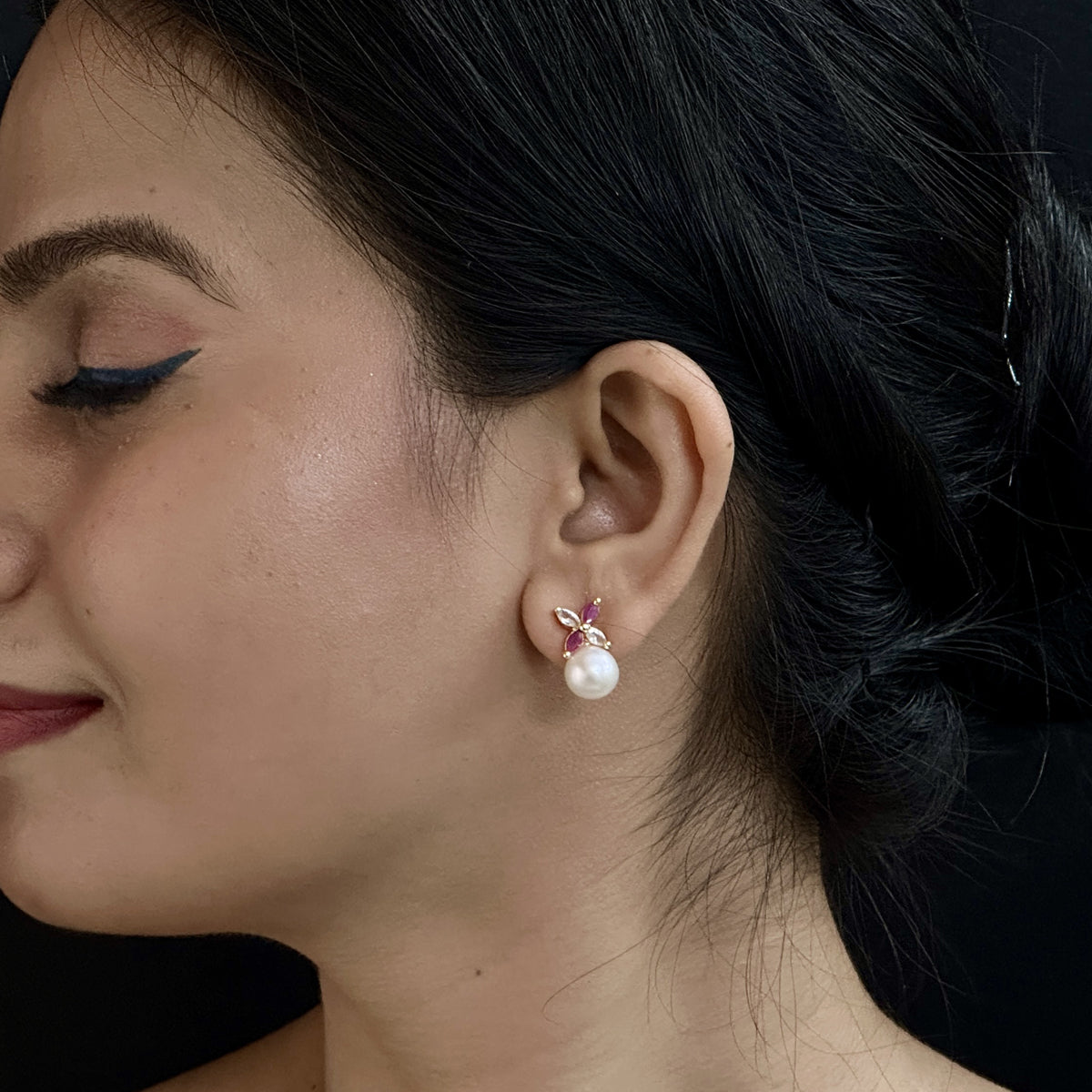 J Pearls Jasmine Pearl Earrings - Distacart