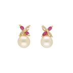 J Pearls Jasmine Pearl Earrings - Distacart