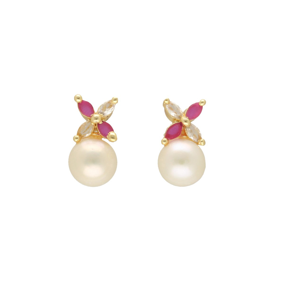 J Pearls Jasmine Pearl Earrings - Distacart