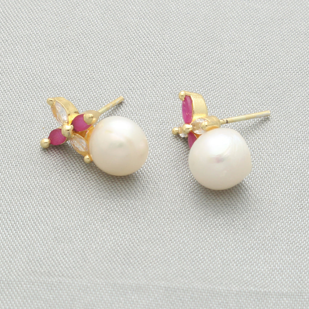 J Pearls Jasmine Pearl Earrings - Distacart