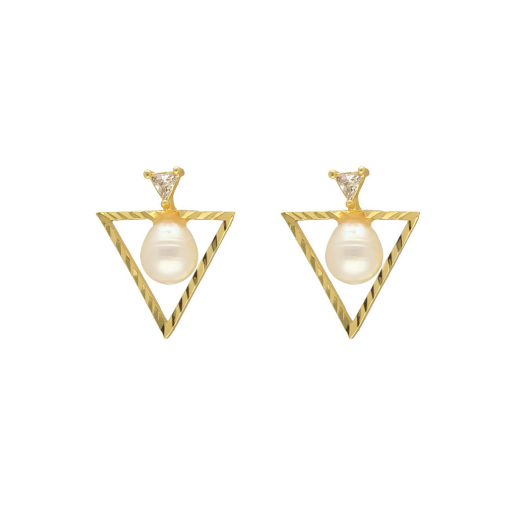 J Pearls Zara Pearl Earrings - Distacart