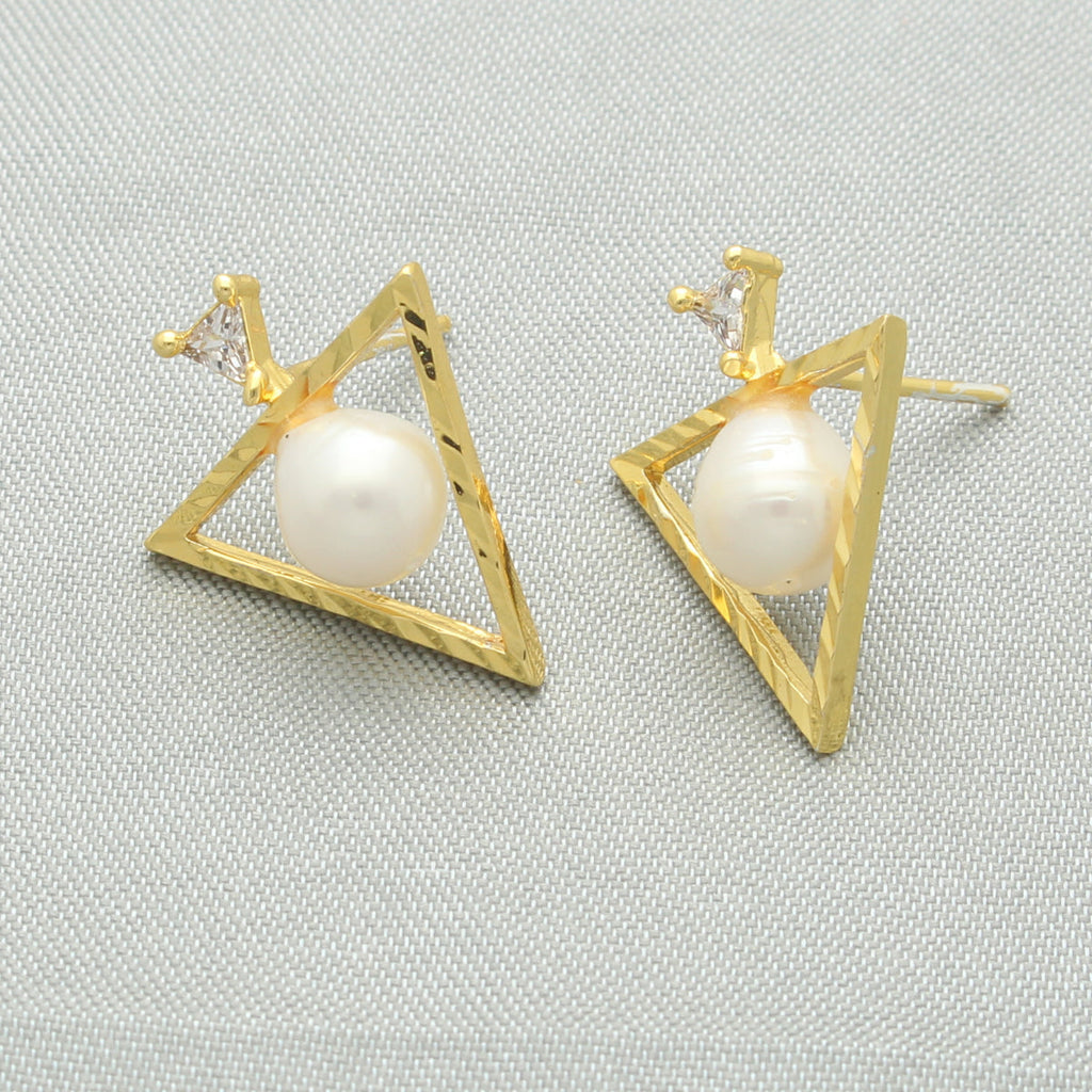 J Pearls Zara Pearl Earrings - Distacart