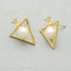 J Pearls Zara Pearl Earrings - Distacart