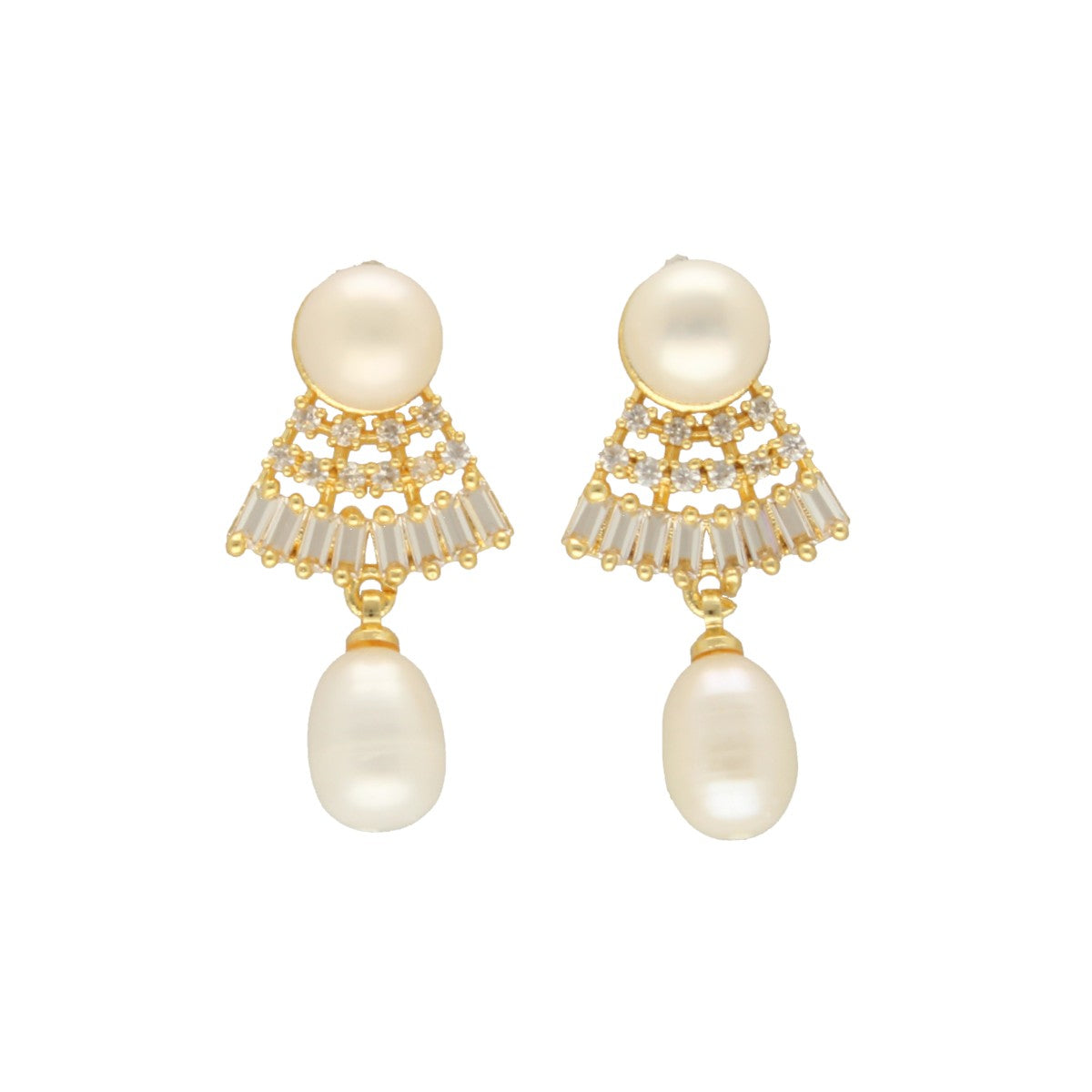 J Pearls Dhatri Pearl Earrings - Distacart