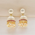 J Pearls Kamya Pearl Earrings - Distacart