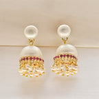 J Pearls Kamya Pearl Earrings - Distacart