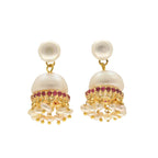 J Pearls Kamya Pearl Earrings - Distacart