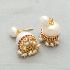 J Pearls Kamya Pearl Earrings - Distacart