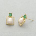 J Pearls Eva Pearl Earrings - Distacart