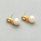 J Pearls Siddhi Pearl Earrings - Distacart