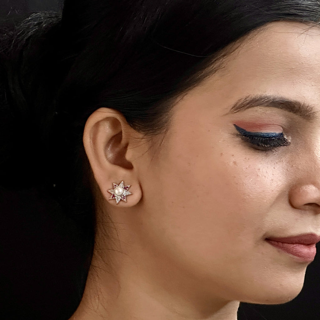 J Pearls Hiya Pearl Earrings - Distacart