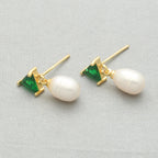 J Pearls Akshara Pearl Earrings - Distacart