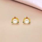J Pearls Baani Pearl Earrings - Distacart