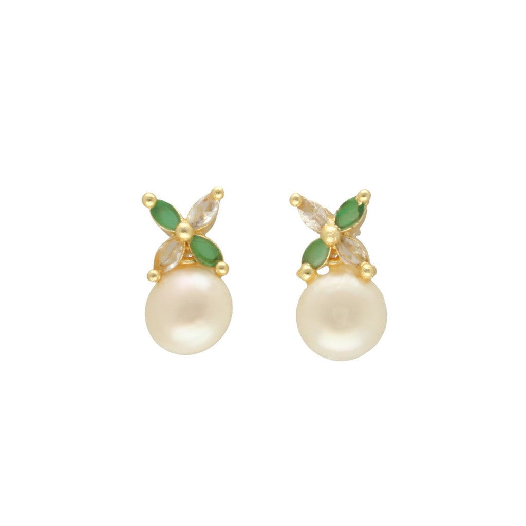 J Pearls Baheera Pearl Earrings - Distacart
