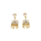 J Pearls Daksina Pearl Earrings - Distacart