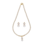 J Pearls Amazing Drop Pearl Set - Real Pearl Jewelry - Distacart