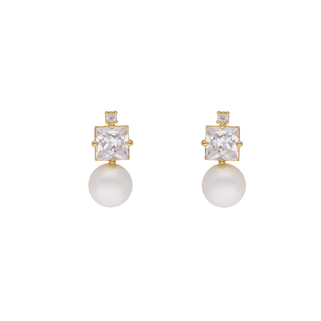 J Pearls Amazing Drop Pearl Set - Real Pearl Jewelry - Distacart