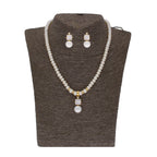 J Pearls Amazing Drop Pearl Set - Real Pearl Jewelry - Distacart