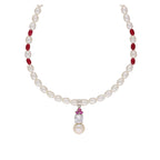 J Pearls Trendy Pearl Pendant Set - Real Pearl Jewelry - Distacart