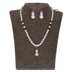 J Pearls Trendy Pearl Pendant Set - Real Pearl Jewelry - Distacart