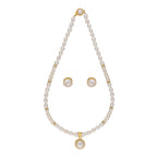 J Pearls Single String Fashionable Pearl Set - Real Pearl Jewelry - Distacart