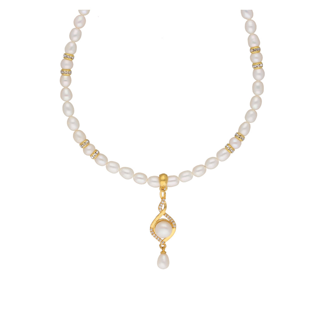 J Pearls Shine Pearl Set - Real Pearl Jewelry - Distacart
