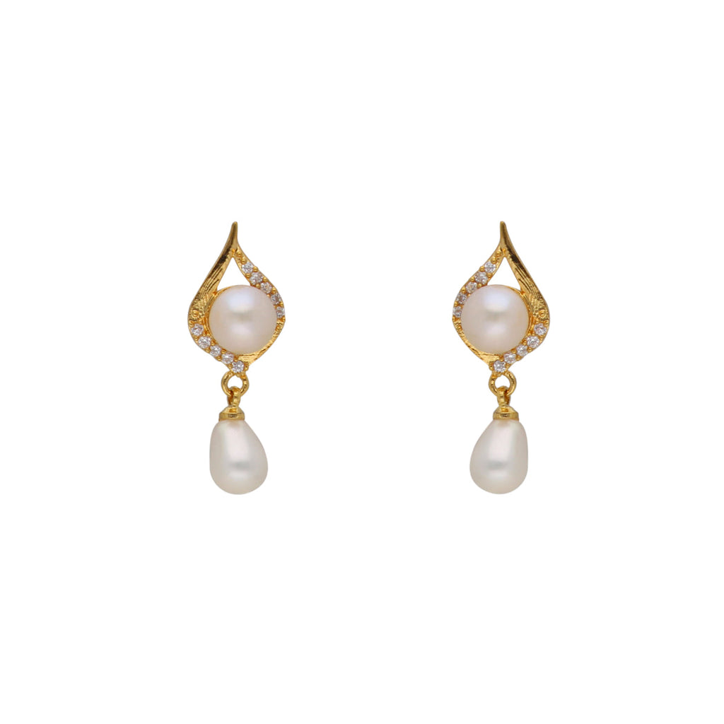 J Pearls Shine Pearl Set - Real Pearl Jewelry - Distacart