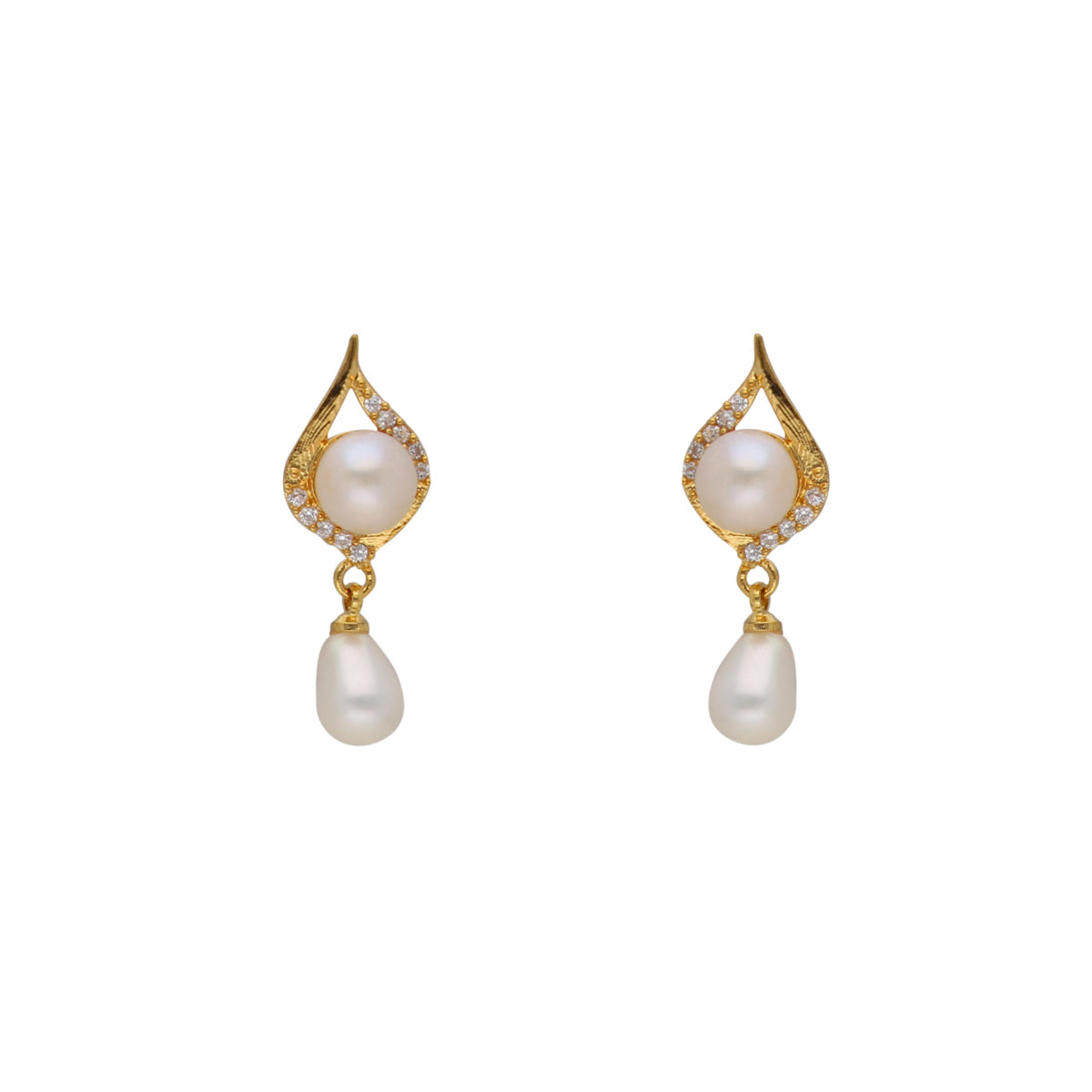 J Pearls Shine Pearl Set - Real Pearl Jewelry - Distacart