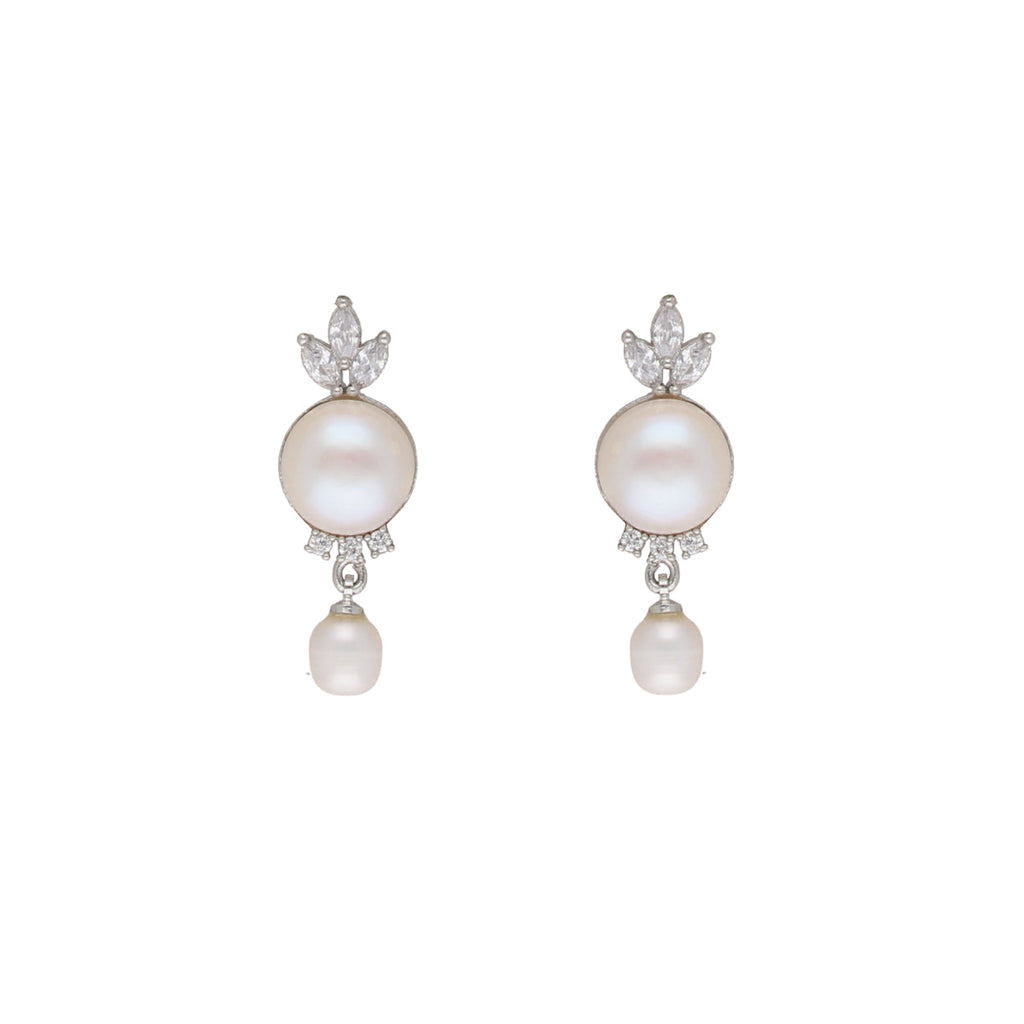 J Pearls Fashionable Pearl Pendant Set - Real Pearl Jewelry - Distacart