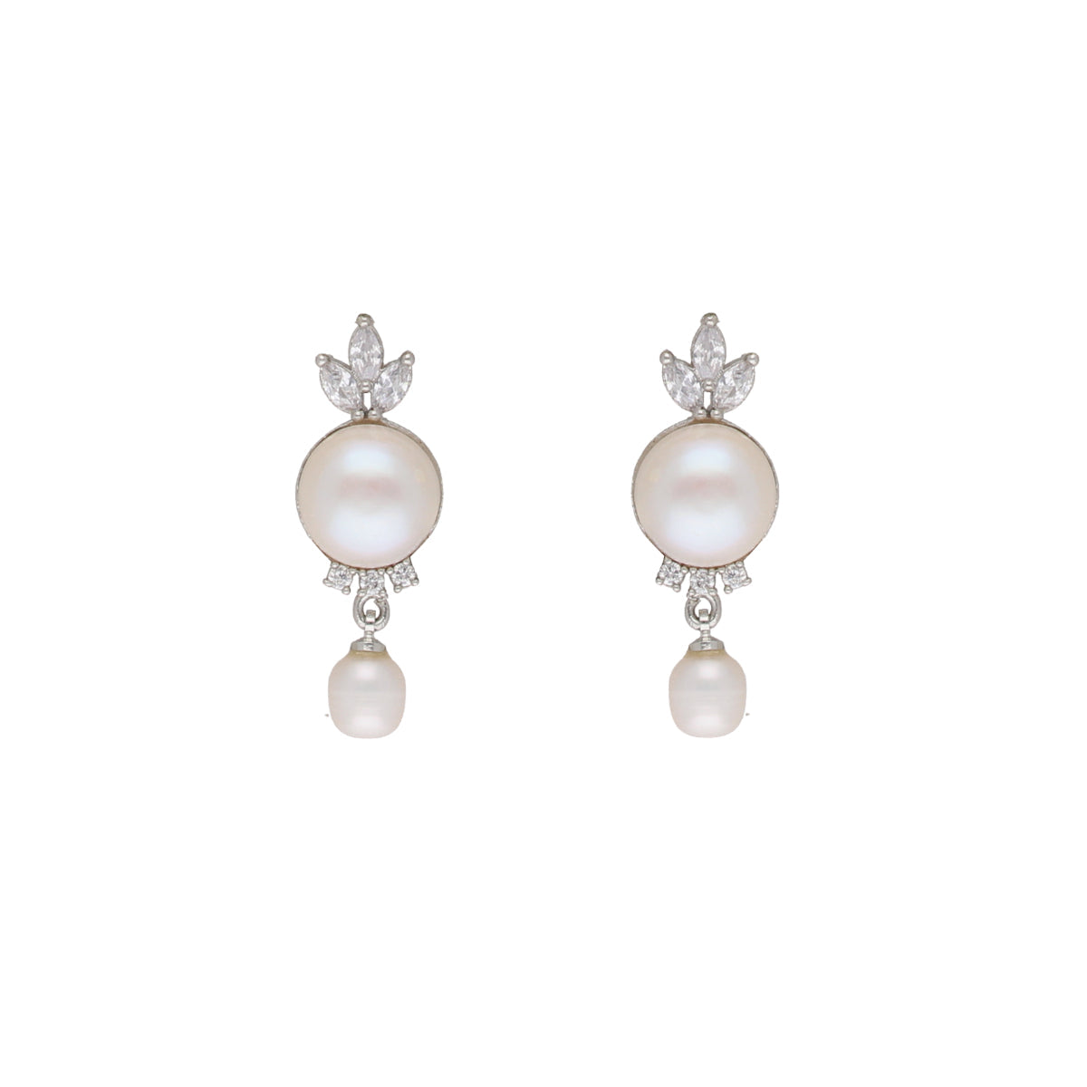 J Pearls Fashionable Pearl Pendant Set - Real Pearl Jewelry - Distacart