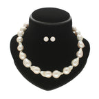 J Pearls Ehani 1 Line Baroque Pearl Necklaces