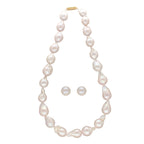 J Pearls Ehani 1 Line Baroque Pearl Necklaces