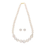 J Pearls Falak 1 Line Baroque Pearl Necklaces