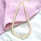 J Pearls Falak 1 Line Baroque Pearl Necklaces