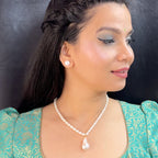 J Pearls Zora 1 Line Pearl Necklaces