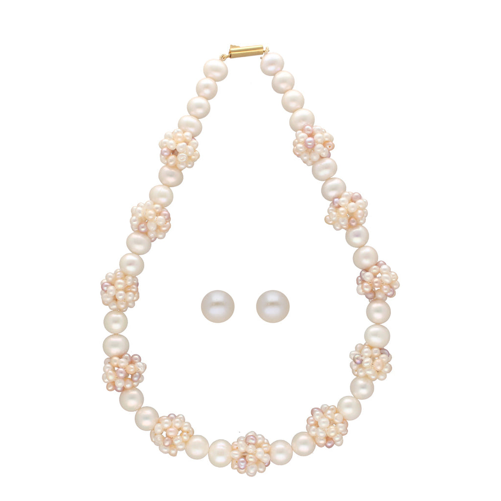 J Pearls Zarna 1 Line Pearl Necklaces