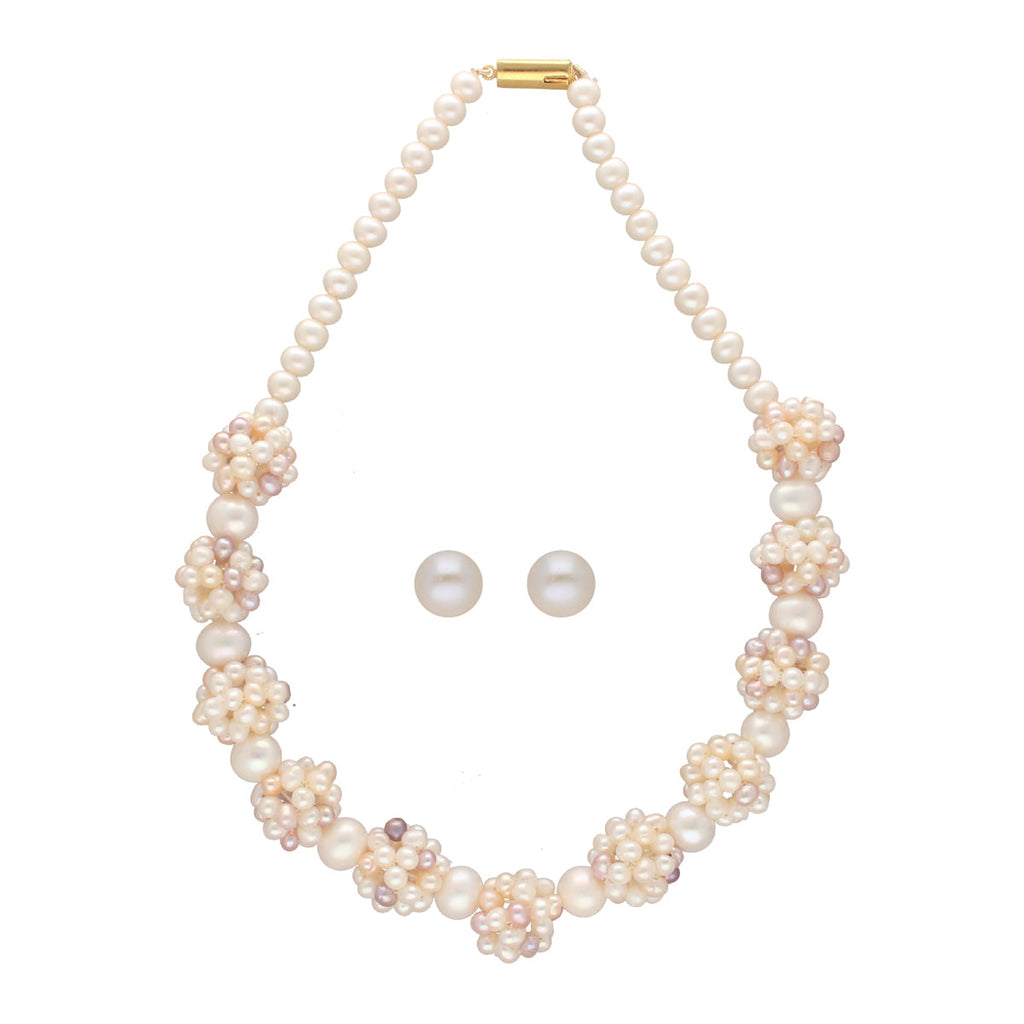 J Pearls Sarah 1 Line Pearl Necklaces