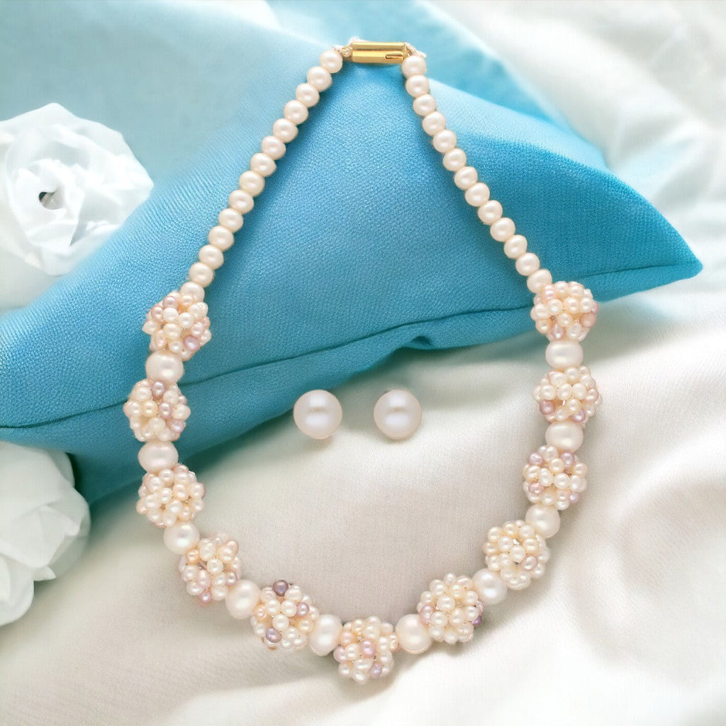 J Pearls Sarah 1 Line Pearl Necklaces