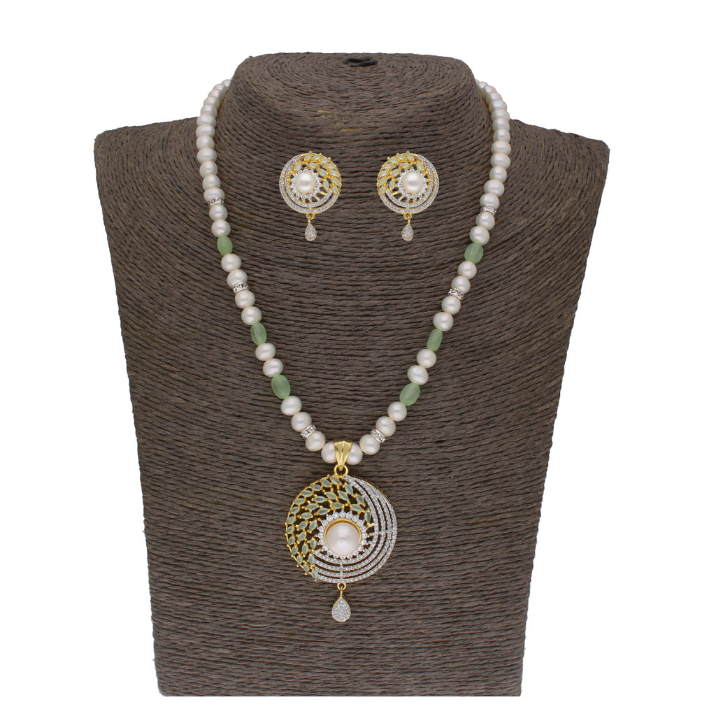 J Pearls Kyra 1 Line Pearl Sets - Real Pearl Jewelry - Distacart