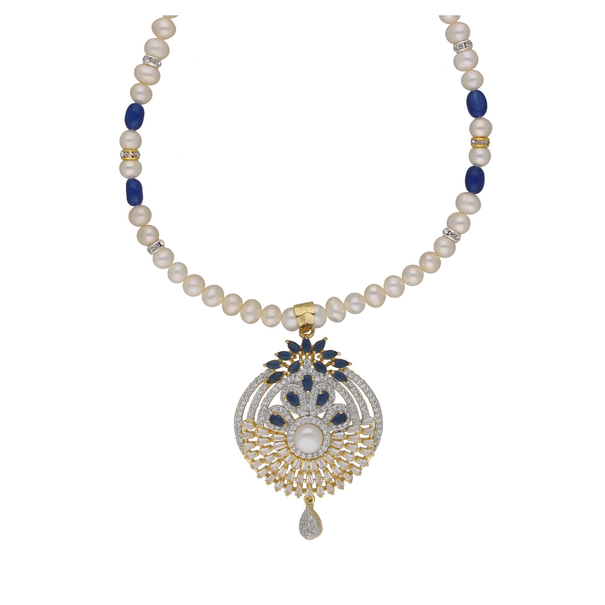 J Pearls Dakshita 1 Line Pearl Sets - Real Pearl Jewelry - Distacart
