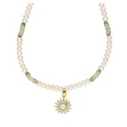 J Pearls Babita 1 Line Pearl Sets - Real Pearl Jewelry - Distacart