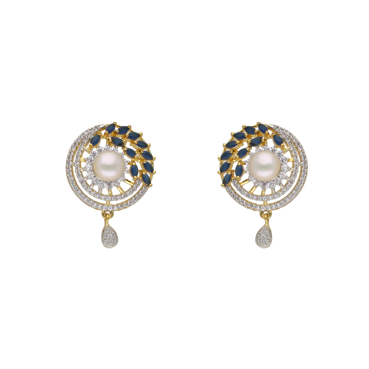 J Pearls Candalini 1 Line Pearl Sets - Real Pearl Jewelry - Distacart