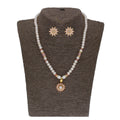 J Pearls Dhavni 1 Line Pearl Sets - Real Pearl Jewelry - Distacart