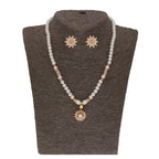 J Pearls Dhavni 1 Line Pearl Sets - Real Pearl Jewelry - Distacart