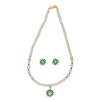 J Pearls Bahupuspa 1 Line Pearl Sets - Real Pearl Jewelry - Distacart