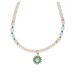 J Pearls Bahupuspa 1 Line Pearl Sets - Real Pearl Jewelry - Distacart
