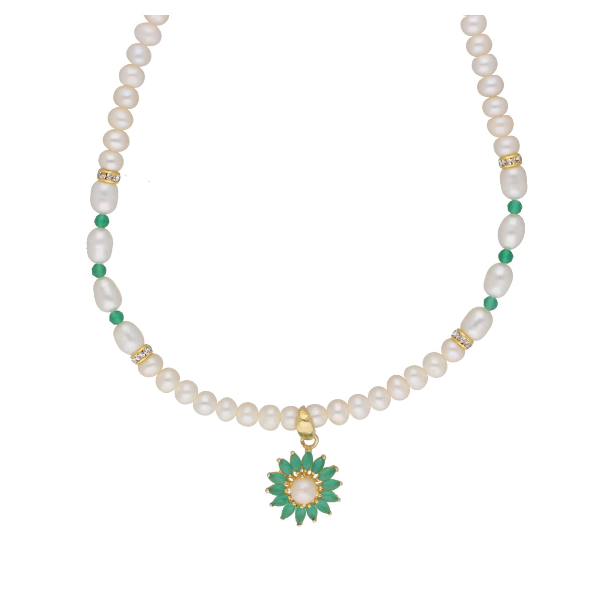 J Pearls Bahupuspa 1 Line Pearl Sets - Real Pearl Jewelry - Distacart